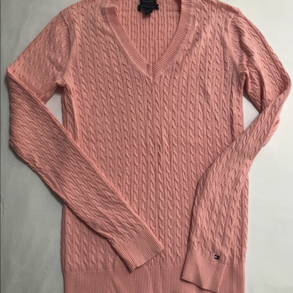 Tommy Hilfiger women's sweater.  100% cotton.